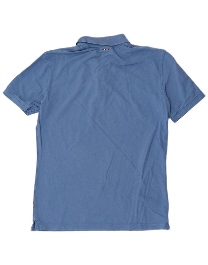 Camisa polo masculina Napapijri azul médio