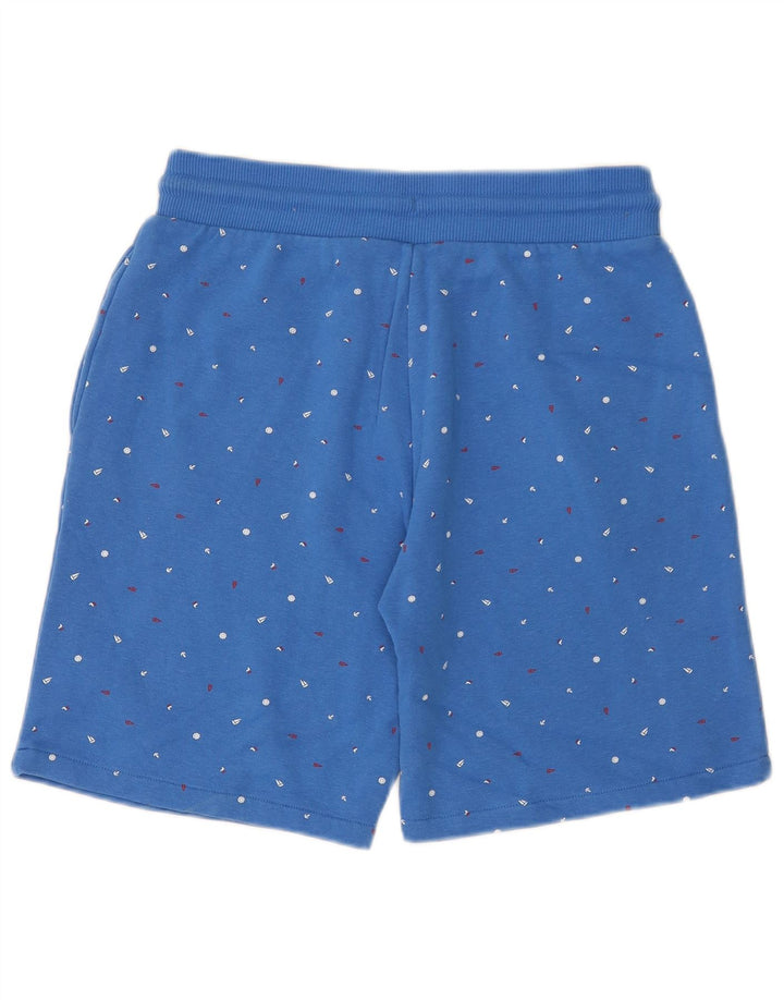 Fila Mens Sport Shorts Médio Algodão Manchado Azul
