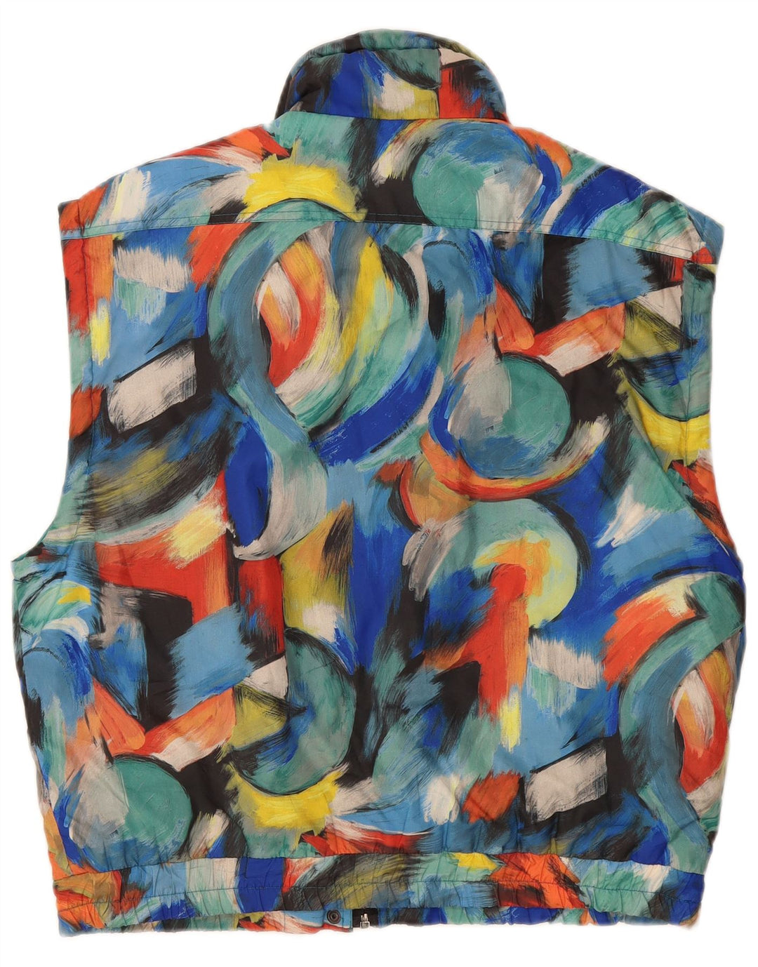 Colete feminino Brugi com padrão abstrato UK 18 XL multicolorido