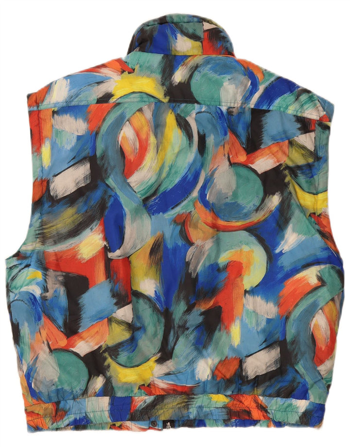 Colete feminino Brugi com padrão abstrato UK 18 XL multicolorido