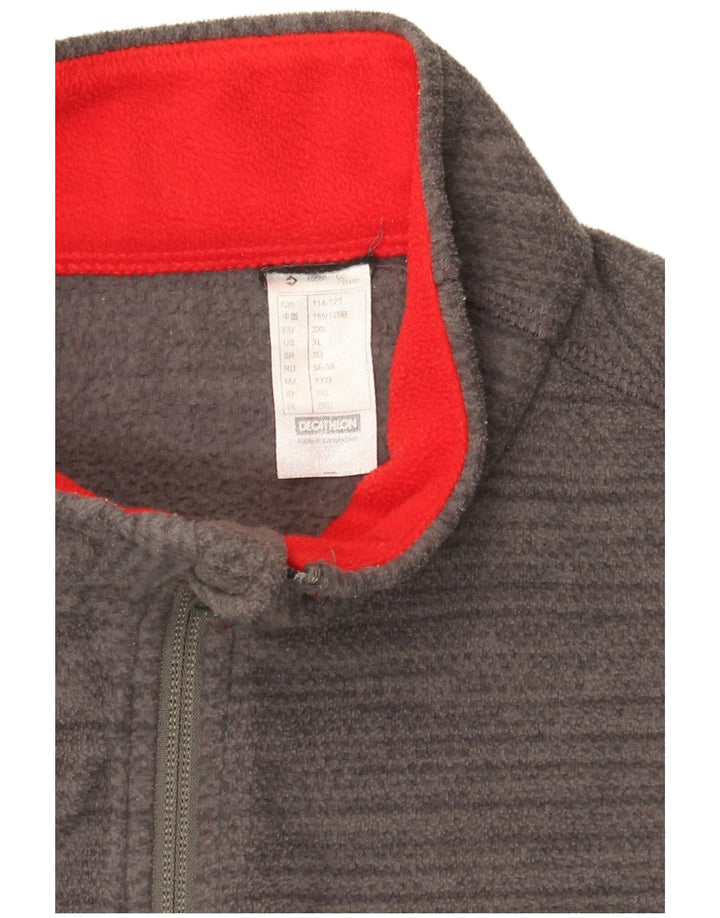 Jaqueta de lã masculina Decathlon UK 42 XL cinza