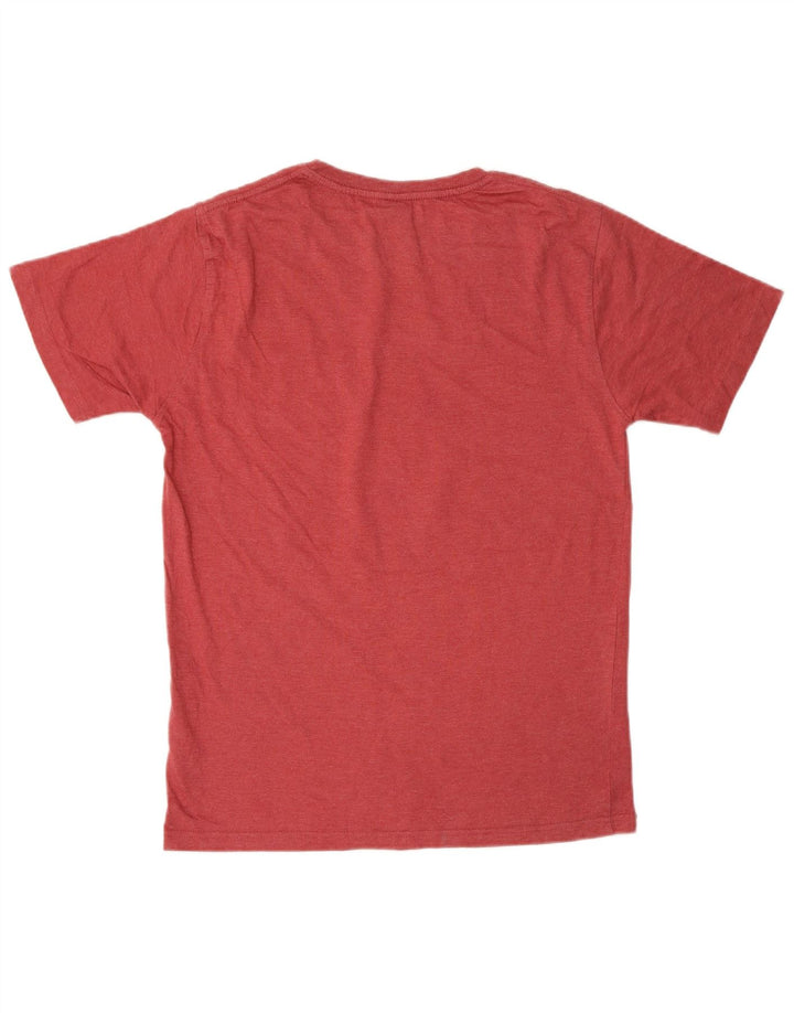 Camiseta masculina gráfica SALTROCK top pequeno algodão vermelho