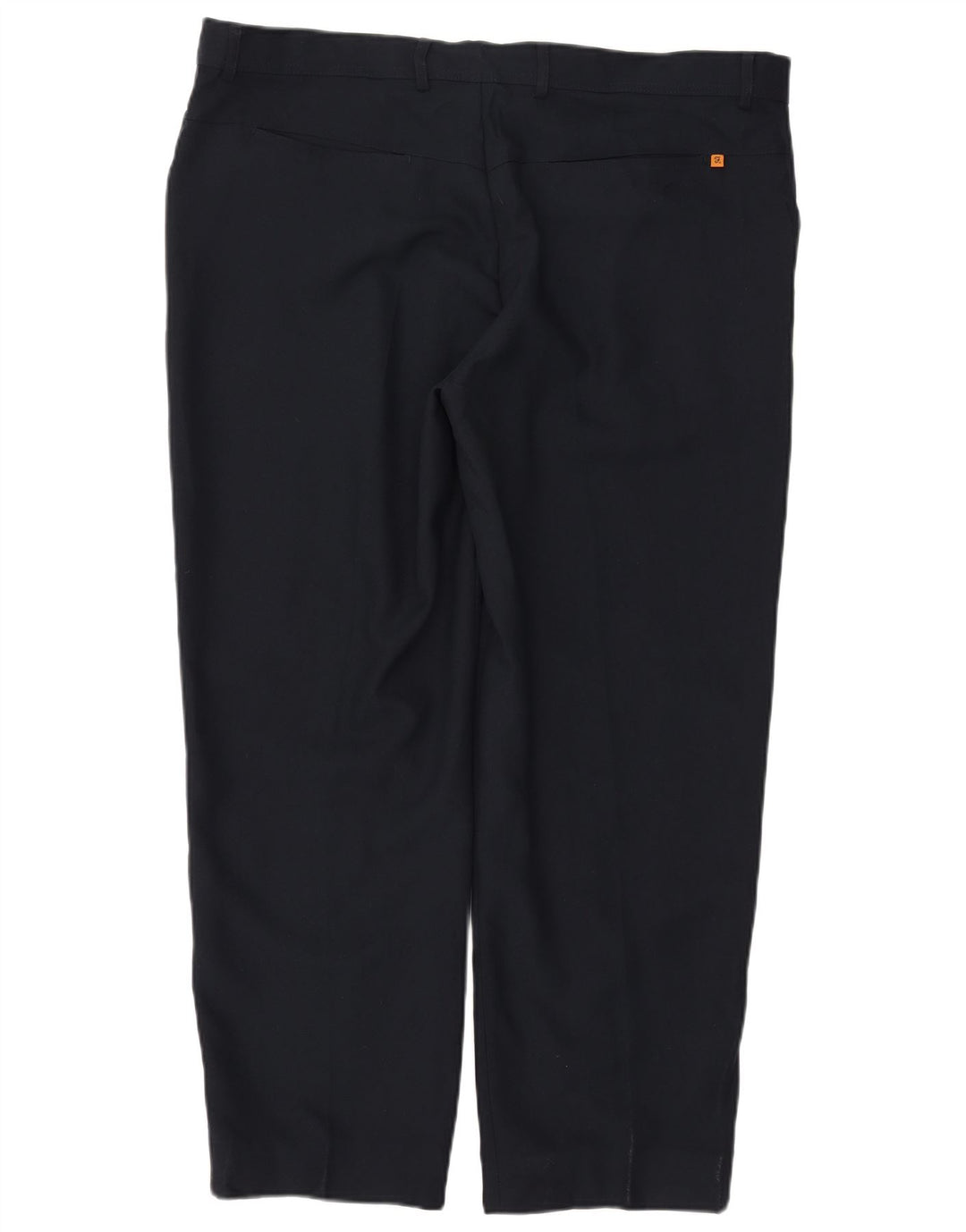 Calça masculina reta casual Farah W42 L31 poliéster azul marinho