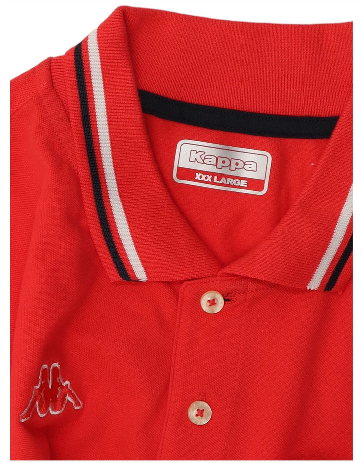 Camisa polo masculina Kappa 3XL vermelha