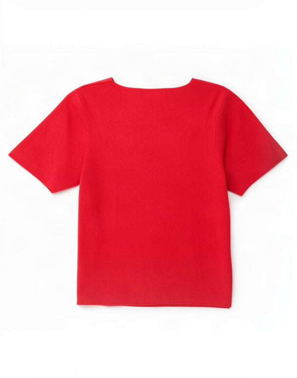 Camiseta feminina Marks & Spencer UK 18 XL viscose rosa