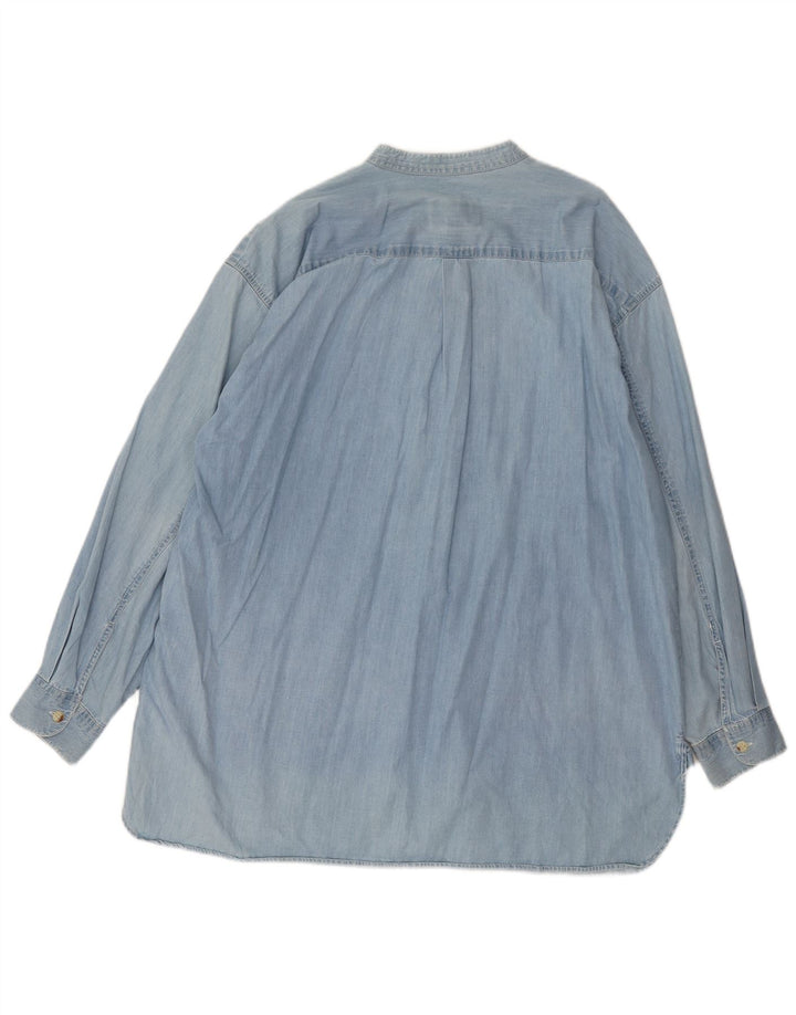 Vestido feminino Eddie Bauer pulôver jeans Reino Unido 16 XL algodão azul