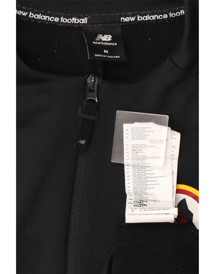 Jaqueta masculina New Balance de poliéster preto médio