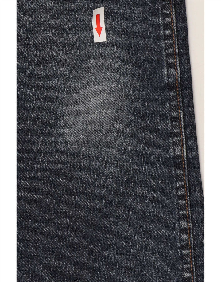 Wrangler Masculino Texas Stretch Straight Jeans W34 L30 Azul Algodão