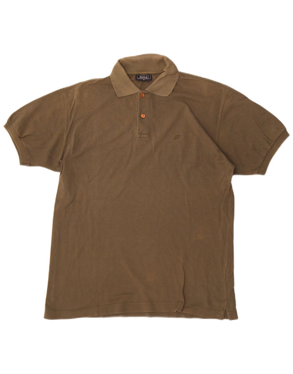 Camisa polo masculina Rifle médio cáqui