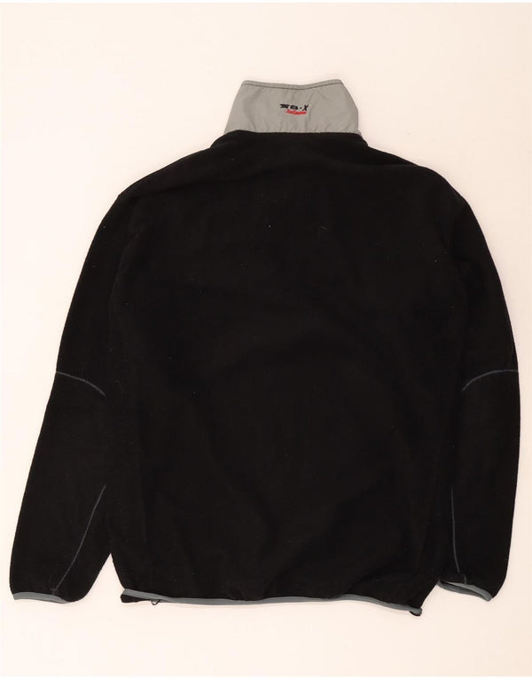 Suéter masculino North Sails com zíper e gola em lã XL preto colorblock poliéster