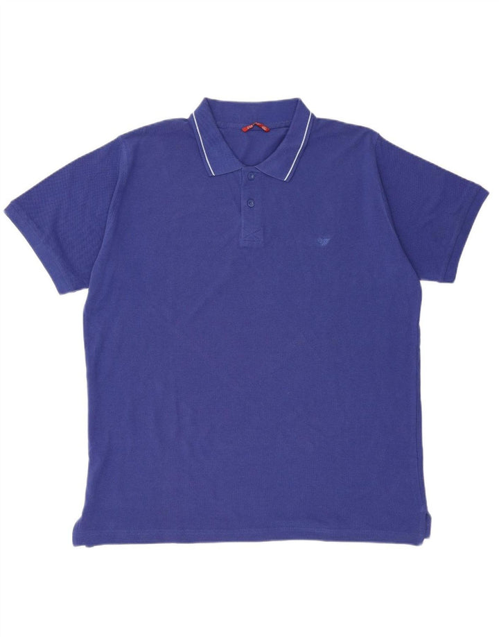 Camisa polo masculina CARRERA 2XL algodão azul