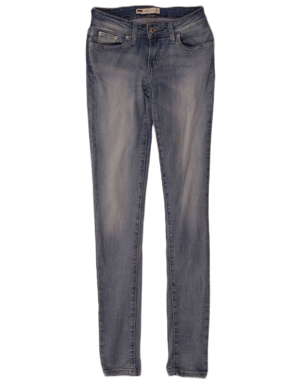 Legging feminina Levi's skinny jeans W25 L32 azul algodão