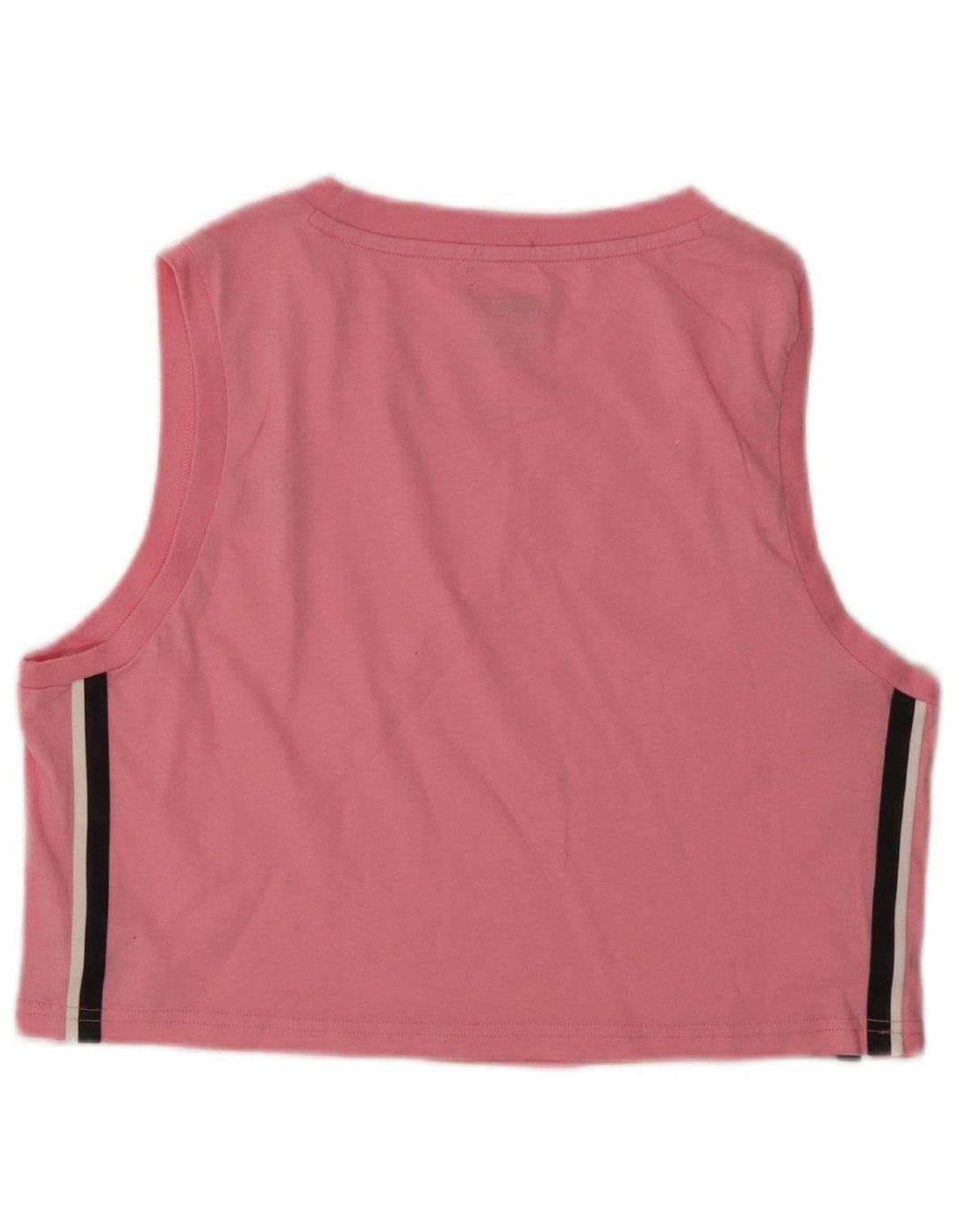 PUMA Womens Crop Vest Top UK 12 Médio Rosa