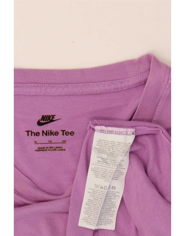 Camiseta masculina Nike Top XL algodão roxo