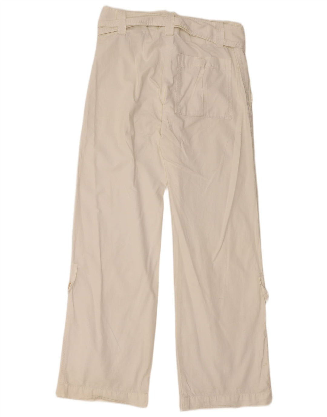 DIESEL Calça Chino Feminina Solta W28 L31 Algodão Branco