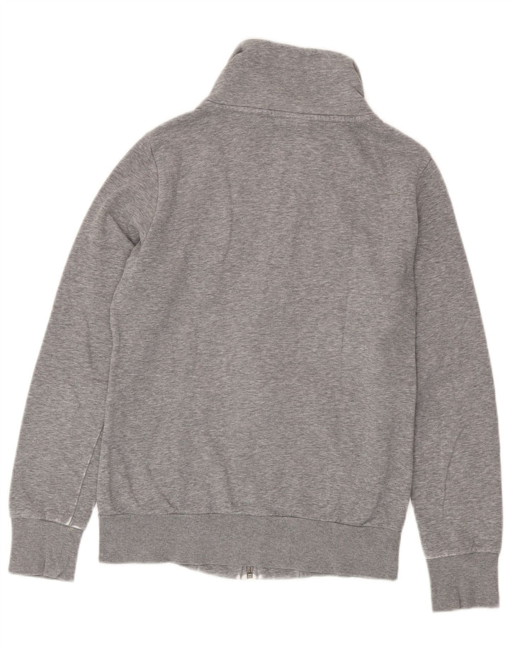 PUMA Womens Tracksuit Top Jacket UK 10 Pequeno Cinza Flecked