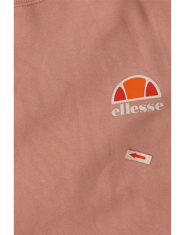 Ellesse moletom oversized feminino Reino Unido 10 pequeno algodão rosa