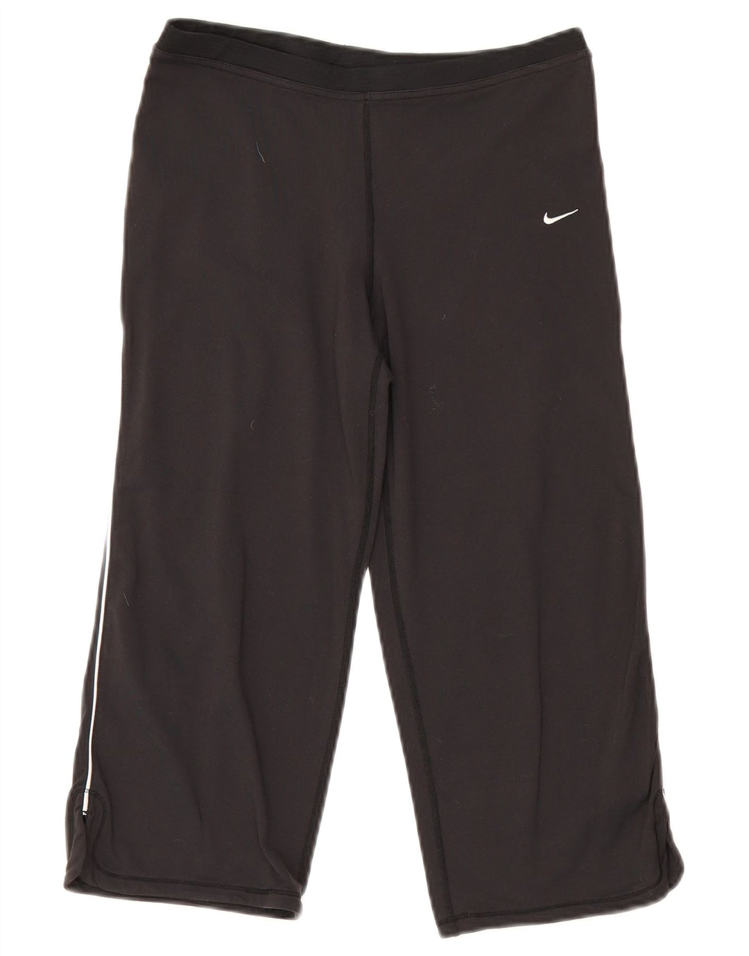 Leggings Nike Capri Femininas UK 8/10 Pequenas Pretas Nylon