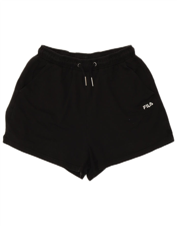 Shorts esportivo feminino Fila médio preto
