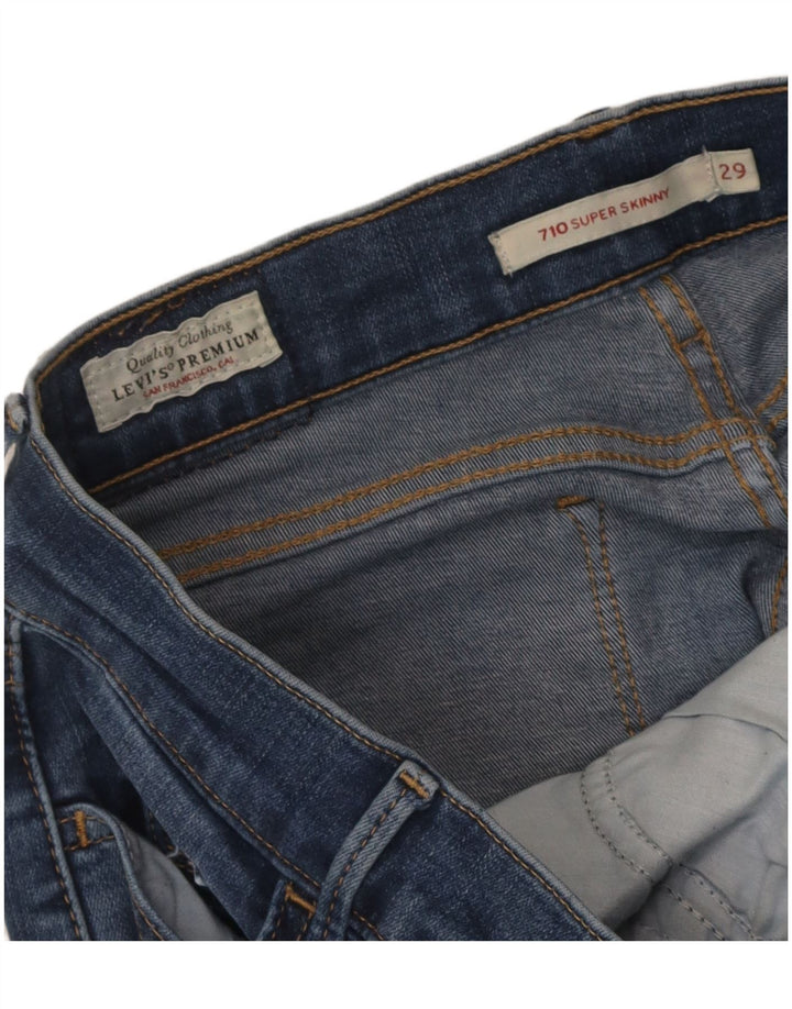 Calça Jeans Levis 710 Super Skinny W29 L29 Azul