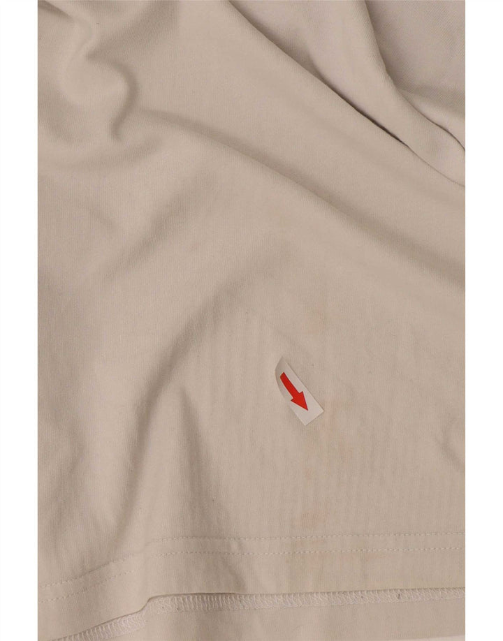 Campeão masculino Heritage Graphic Top manga comprida médio branco colorblock