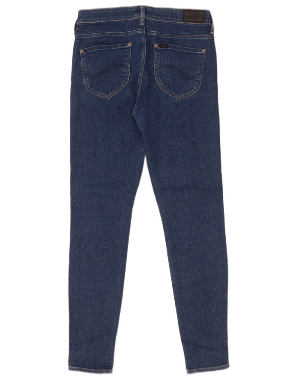 Lee Womens Scarlett Skinny Jeans W28 L31 Azul Algodão