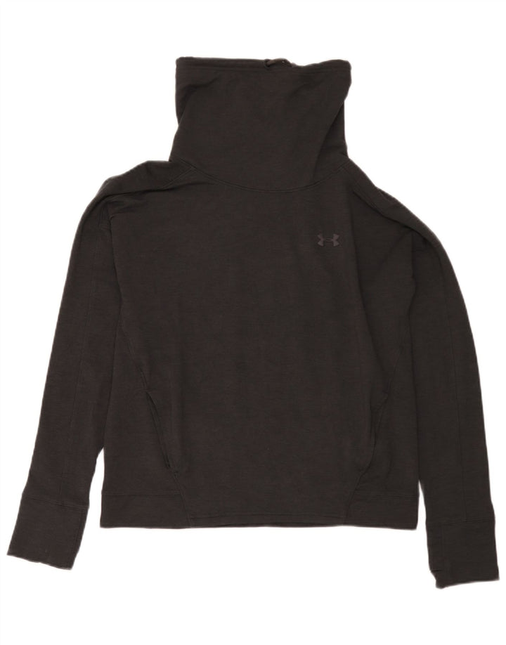 Under Armour moletom feminino jumper UK 14 poliéster preto médio