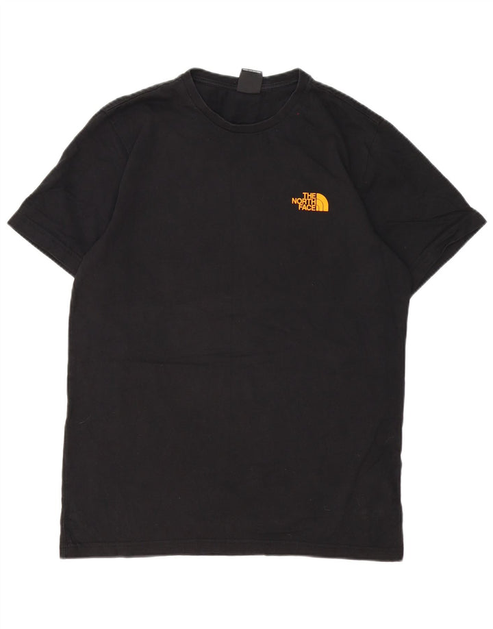 Camiseta gráfica masculina The North Face Top médio algodão preto