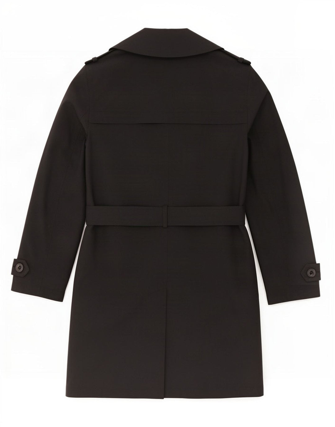 Casaco impermeável feminino Marks & Spencer Reino Unido 12 poliéster preto médio