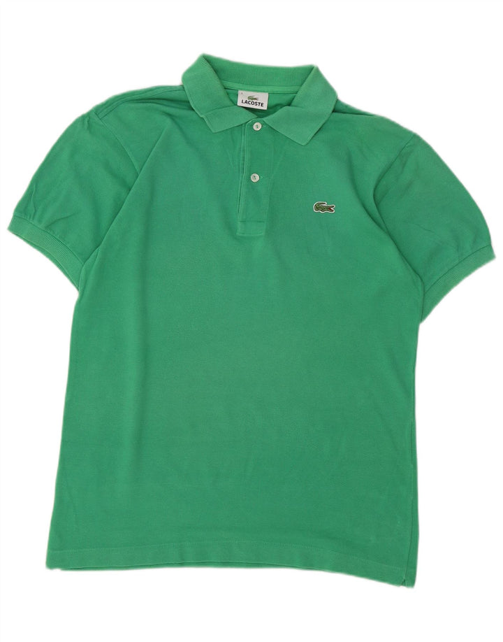 Camisa polo masculina LACOSTE tamanho 3 pequeno algodão verde