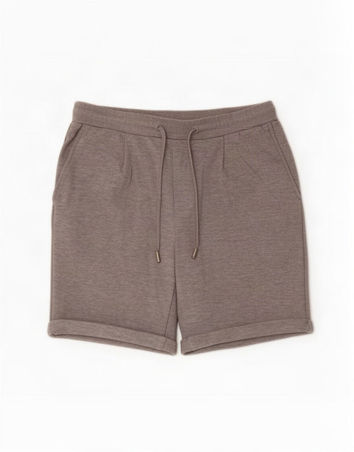 Zara Shorts masculino médio W31 cinza poliéster