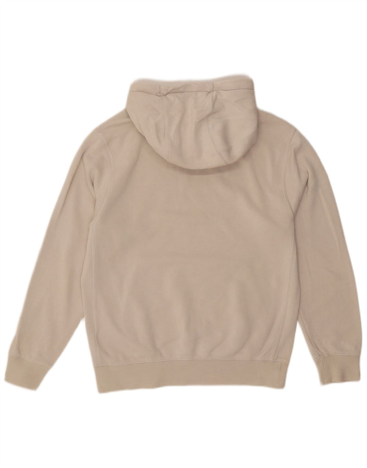 Nike Mens Hoodie Jumper Pequeno Algodão Bege