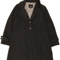 MOSSIMO Womens Overcoat UK 16 Large Black Cotton Vintage Mossimo and Second-Hand Mossimo from Messina Hembry 