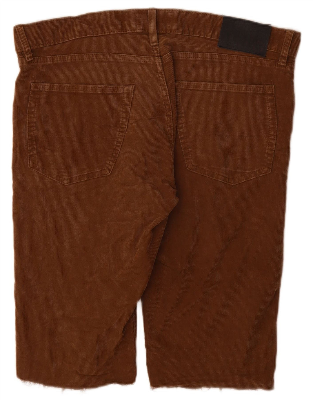 Shorts masculinos de veludo cotelê Marks & Spencer W36 grande marrom