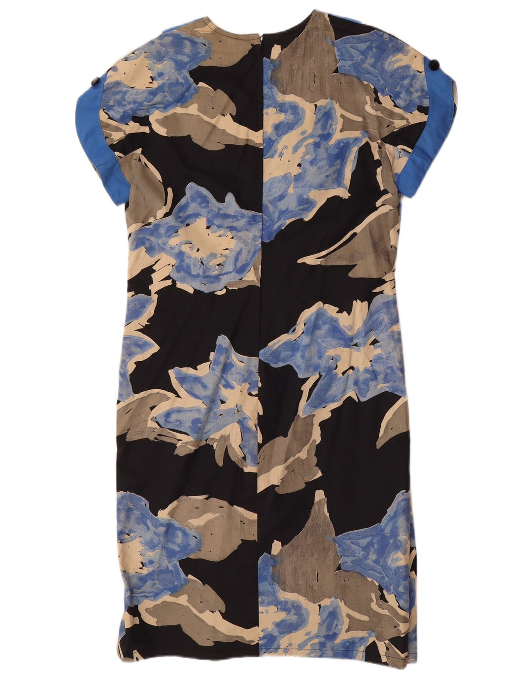 Vestido feminino VINTAGE UK 16 grande preto floral