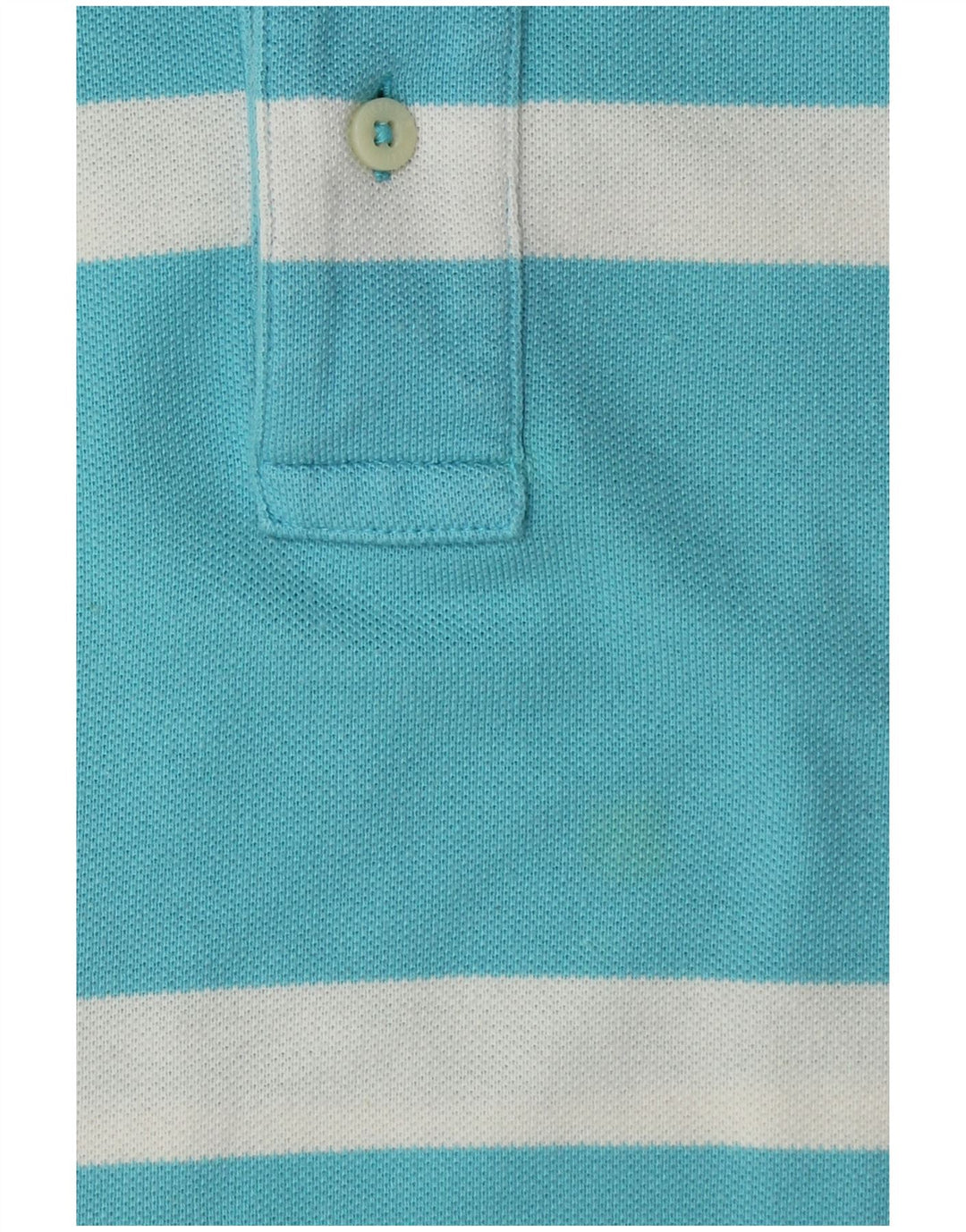 Camisa polo masculina Tommy Hilfiger grande algodão listrado azul