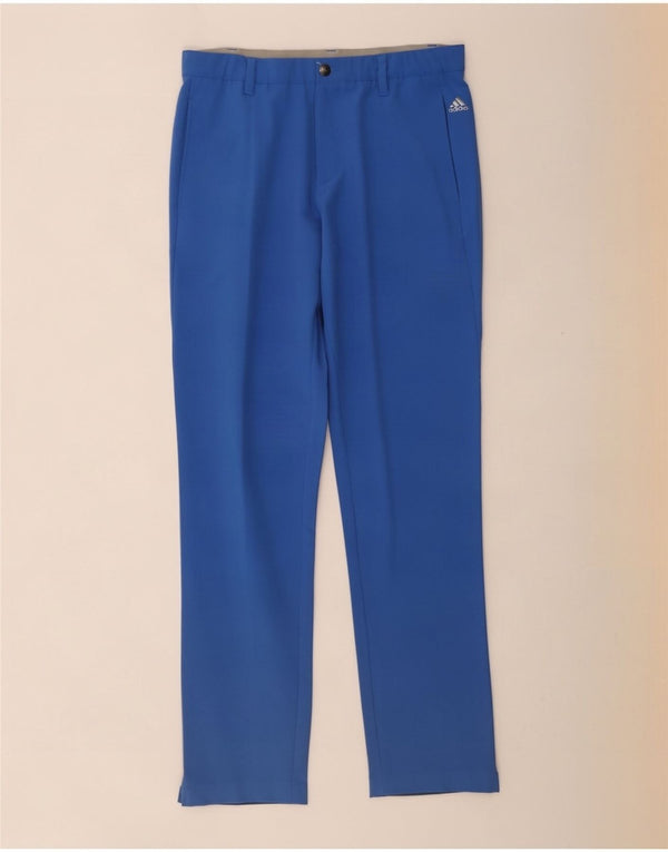 Adidas Mens Slim Chino Calças W34 L32 Azul