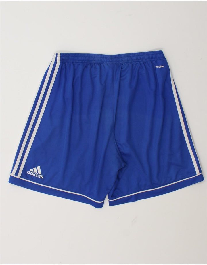 Adidas Masculino Climalite Sport Shorts Grande Azul Poliéster