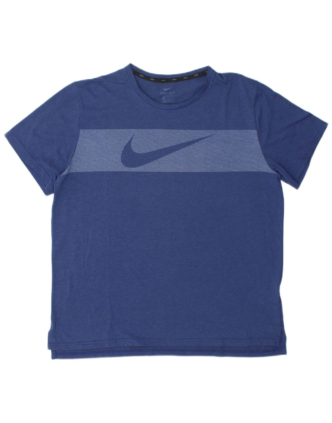 Camiseta Nike masculina Dri Fit Graphic Top XL azul marinho poliéster