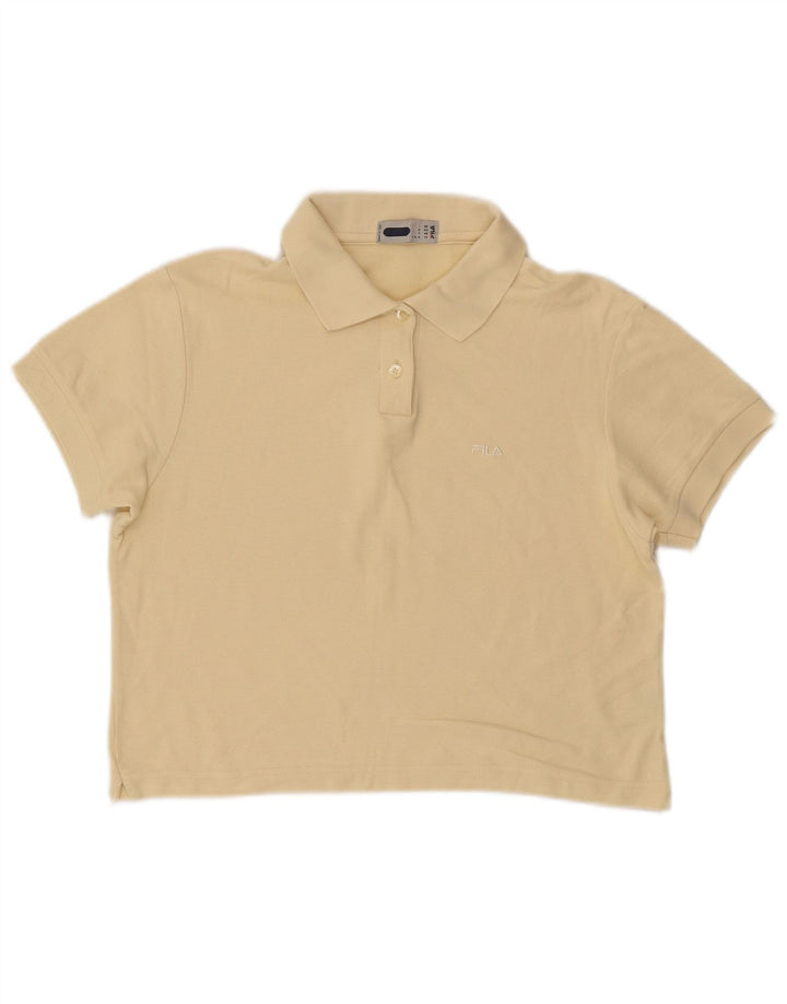 Camisa polo feminina FILA IT 50 XL amarelo