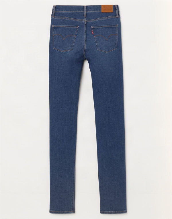 Calça jeans feminina Levi's 720 High Rise Super Skinny W30 L32 azul algodão