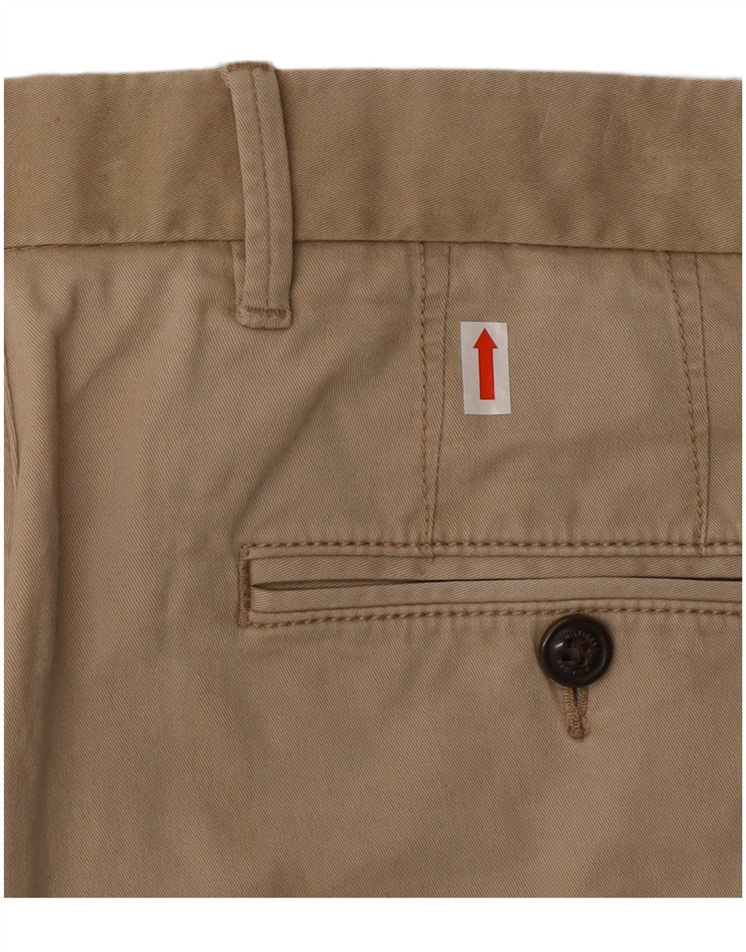 Calça Chino Masculina TOMMY HILFIGER W36 L34 Algodão Bege