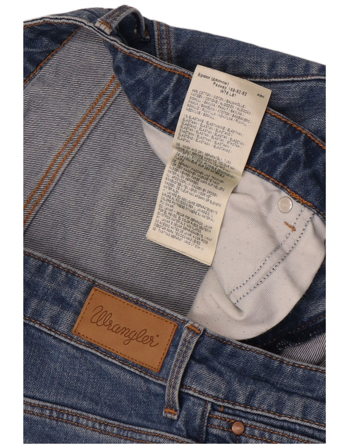Jeans Wrangler feminino reto W30 L32 algodão azul