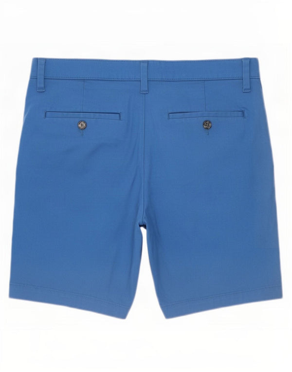 Shorts chino masculino Marks & Spencer W32 algodão azul médio