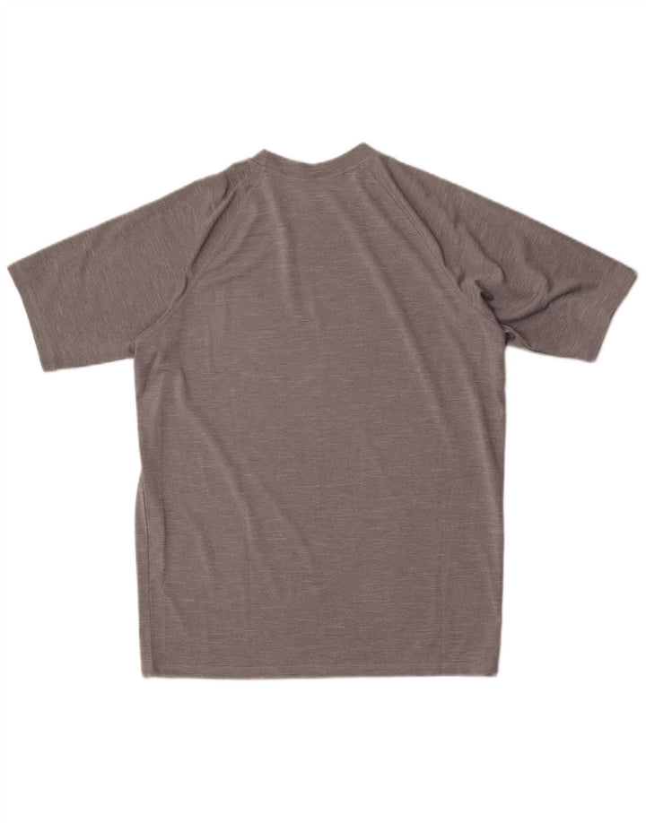 Camiseta masculina Nike Dri Fit Top cinza médio manchado