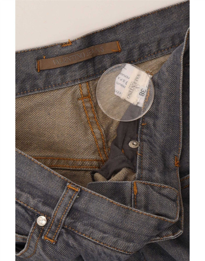 VALENTINO Calça Jeans Reta Masculina W38 L29 Azul