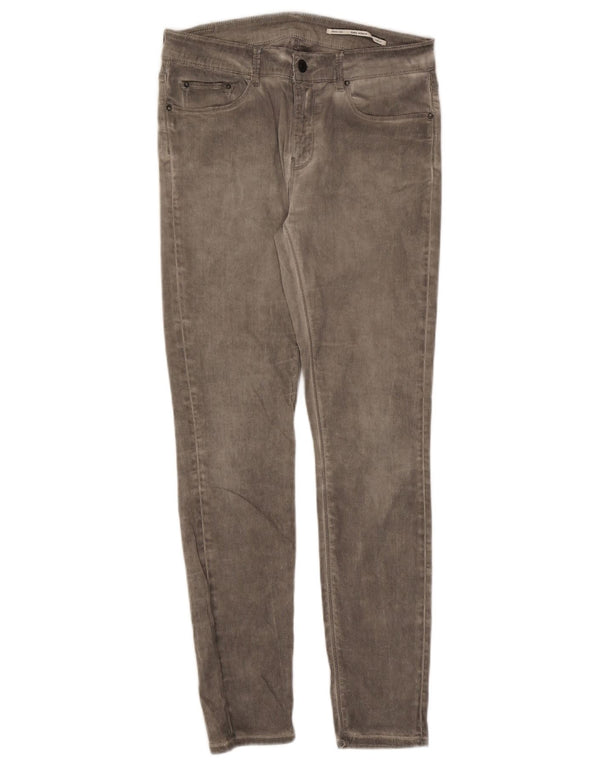 Zara Jeans Slim Feminino EU 42 Grande W32 L29 Cinza