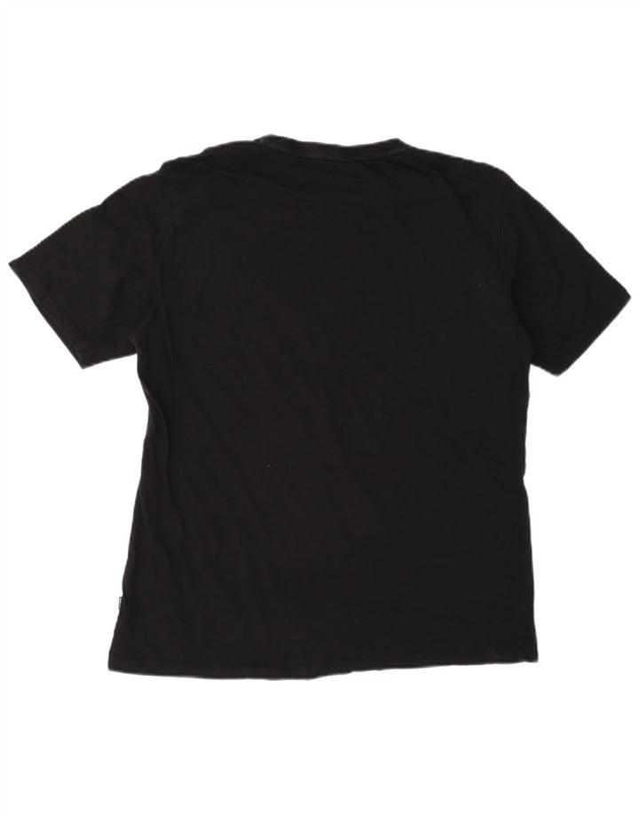 Puma Camiseta Feminina Graphic Top UK 12 Médio Preto