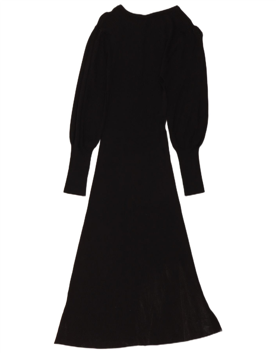 Vestido jumper feminino ZARA UK 6 pequeno preto viscose