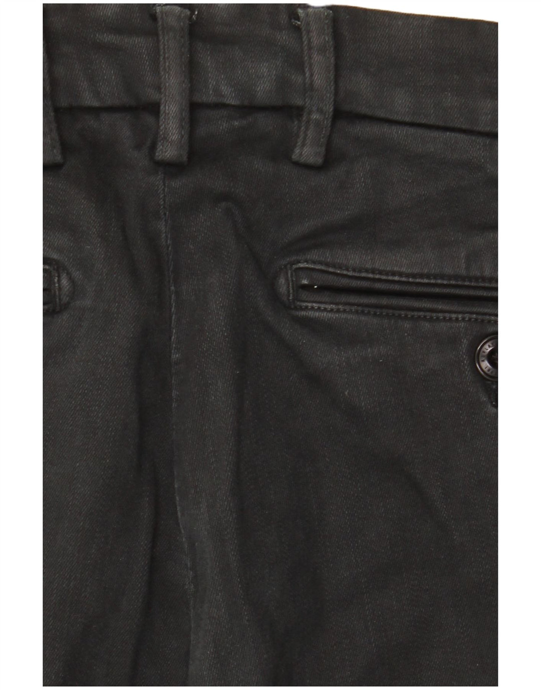 Replay Mens Zeumar Slim Jeans W29 L30 Algodão Preto